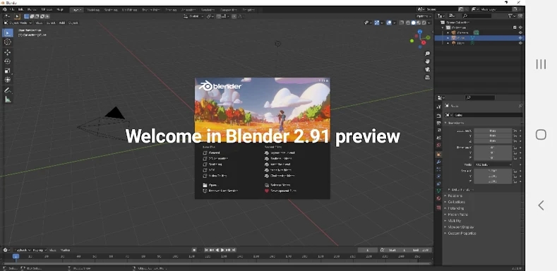 The Blender Companion App screenshots
