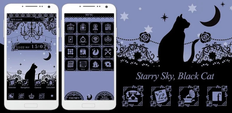 Gothic-Starry Sky, Black Cat- screenshots