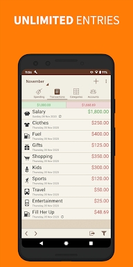 Spending Tracker screenshots