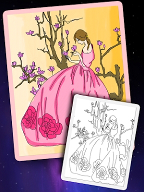 Princess Coloring Book screenshots