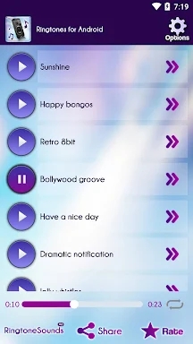 Ringtones for Android screenshots