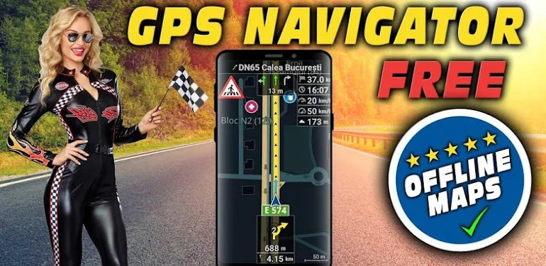 Evolved GPS Navigator Offline screenshots