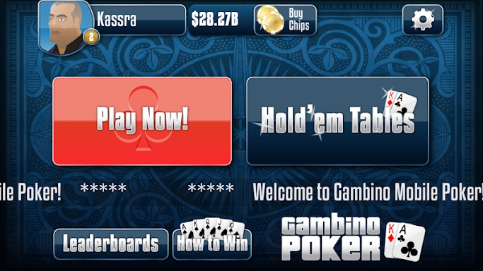 Gambino Poker screenshots