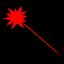 Laser for cat simulator icon