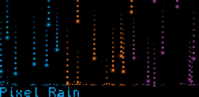 Pixel Rain Live Wallpaper screenshots
