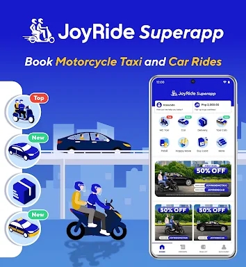 JoyRide - Book Car and MC Taxi screenshots