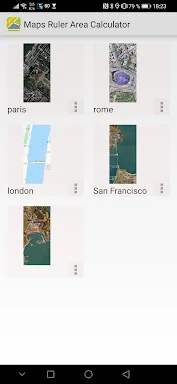 Maps Ruler Area Calculator screenshots