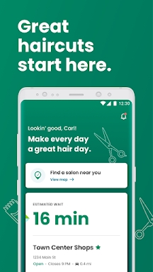 Great Clips Online Check-in screenshots