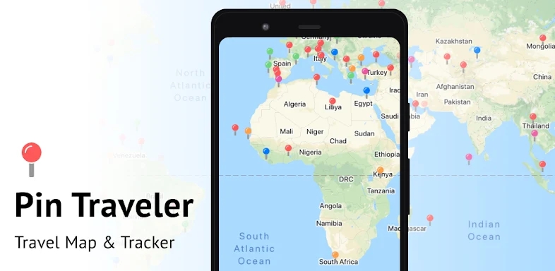 Pin Traveler: Trip Tracker Map screenshots