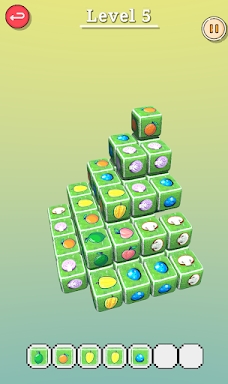 Fruit Cube Tile Match 3D screenshots