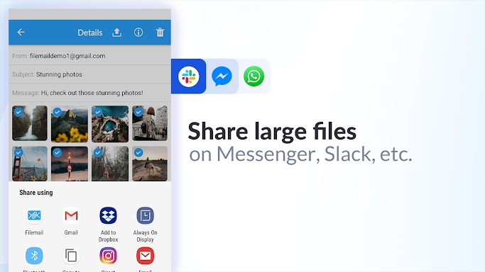 Filemail - Send Large Files screenshots