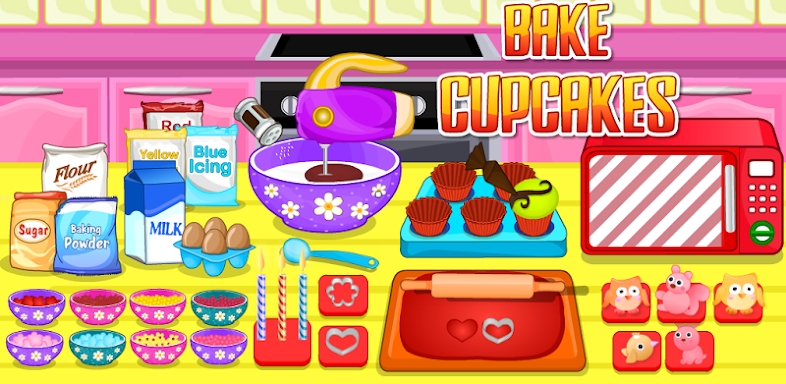 Bake Cupcakes screenshots