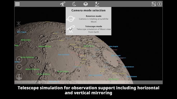 GlobeViewer Moon screenshots