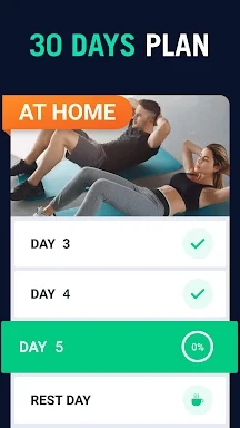 30 Day Fitness Challenge screenshots