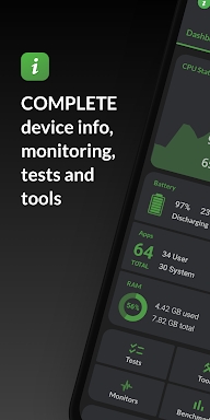 DevCheck Device & System Info screenshots