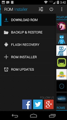 ROM Installer screenshots