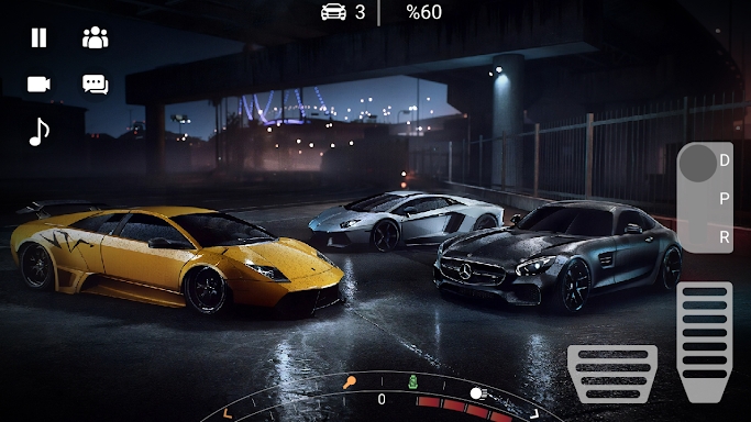 Driving Lamborghini Aventador City Racer screenshots