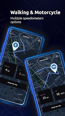 Maps All in One, Speedometer screenshots