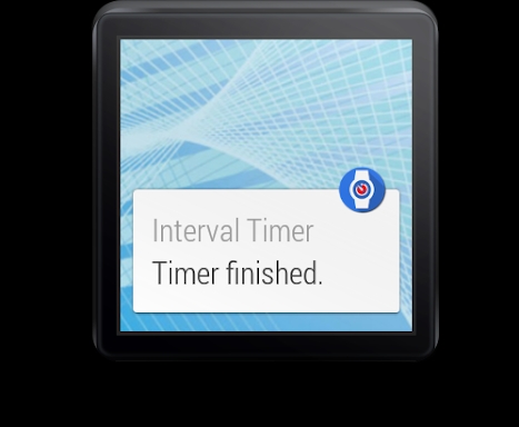 Interval Timer For Wear OS (Android Wear) screenshots