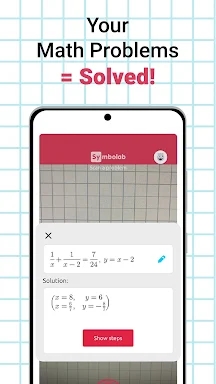 Symbolab: AI Math Solver screenshots