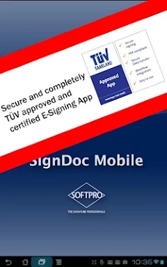 SignDoc Mobile screenshots