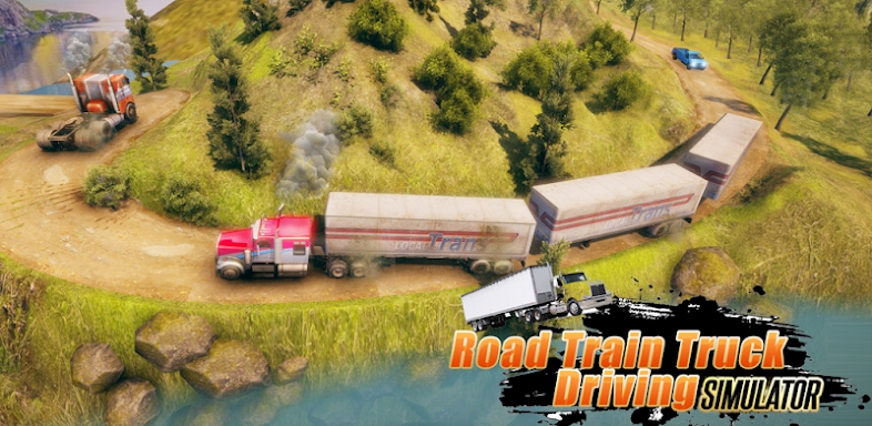 Road Train Truck Driving Sim: Long Trailer Cargo screenshots