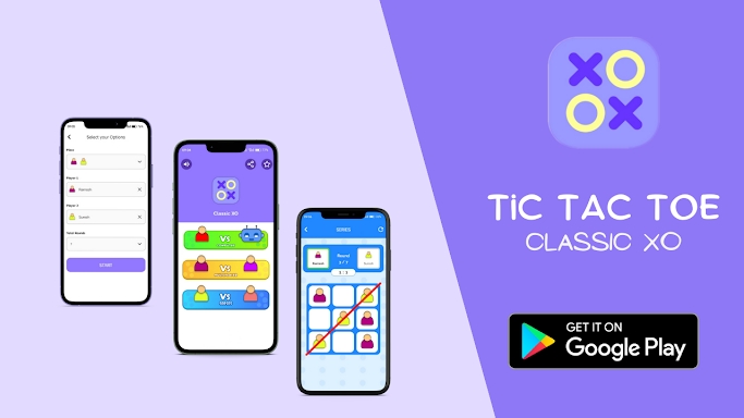 Tic Tac Toe - (Classic XO) screenshots