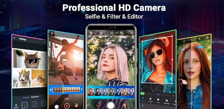 HD Camera Pro & Selfie Camera screenshots
