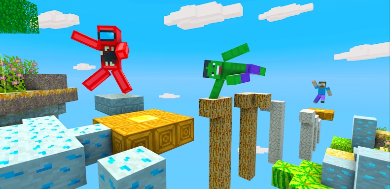 Craft Parkour: 3D Blocky Race screenshots