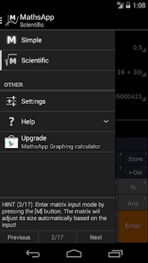 MathsApp Scientific Calculator screenshots