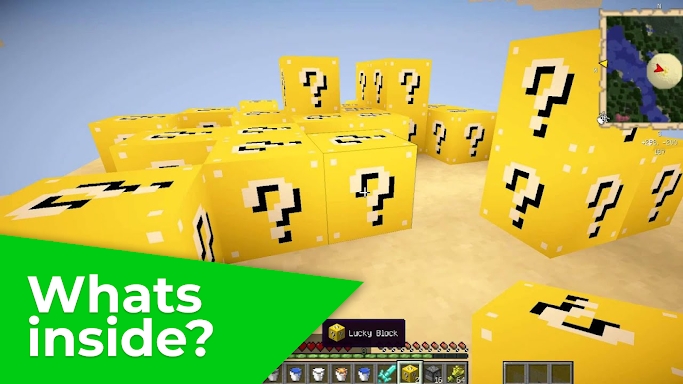 Lucky block for minecraft screenshots