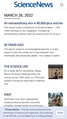 Science News Magazine screenshots