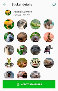 Animal Stickers for WhatsApp screenshots