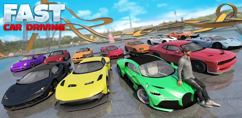 Fast Car Driving Simulator screenshots