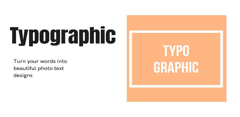 Typographic: Add Text On Photo screenshots