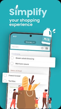 Grocery List App - Out of Milk screenshots