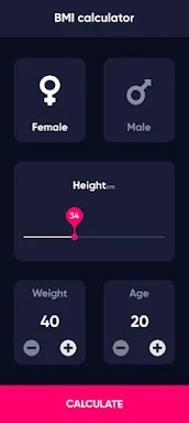 BMI Calculator screenshots