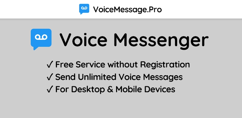 Voice Message screenshots
