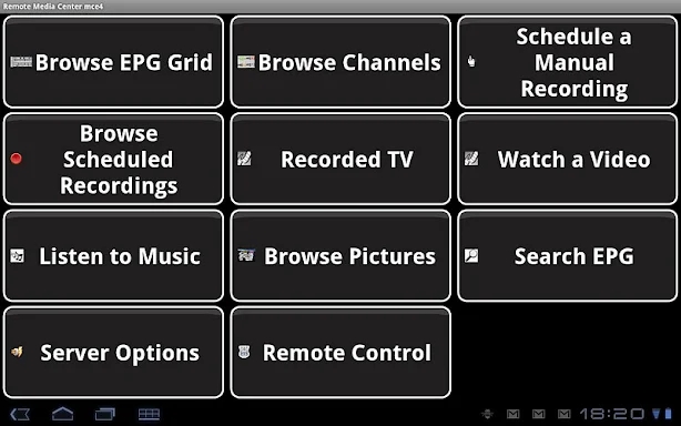 Remote Media Center HD screenshots