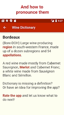 Wine Dictionary screenshots