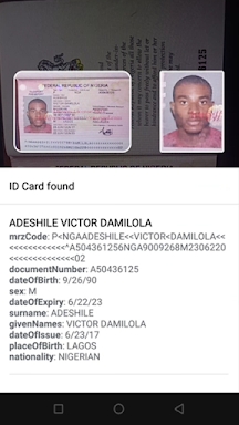 ID Card, Passport, Driver Lice screenshots