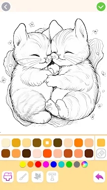 Animal coloring pages games screenshots
