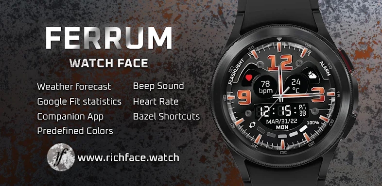 Ferrum Watch Face screenshots