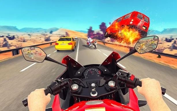 Bike Attack Race: Stunt Rider screenshots
