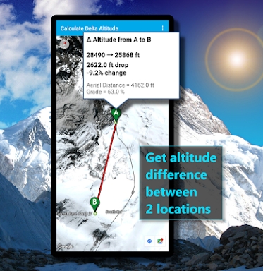 Altimeter & Altitude Widget screenshots