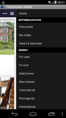 PrimeLocation Property Search: screenshots