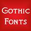 Gothic Fonts for Android icon