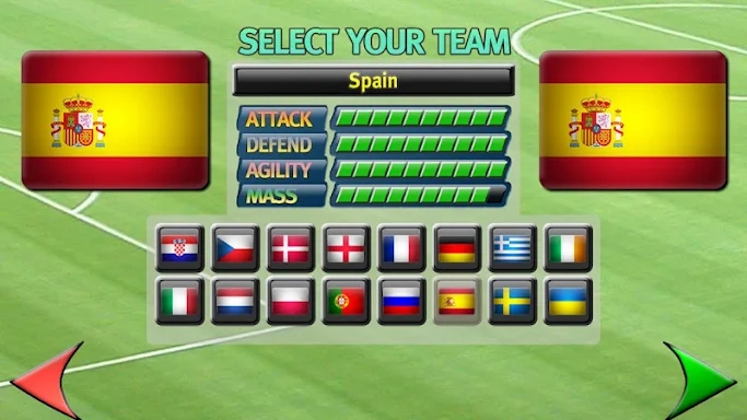 Gravity Football Euro 2012 screenshots