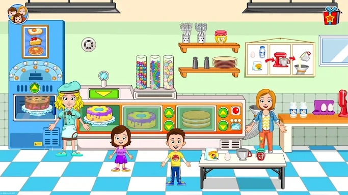 My Town: Bakery - Cook game screenshots