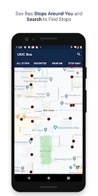 UIUC Bus screenshots